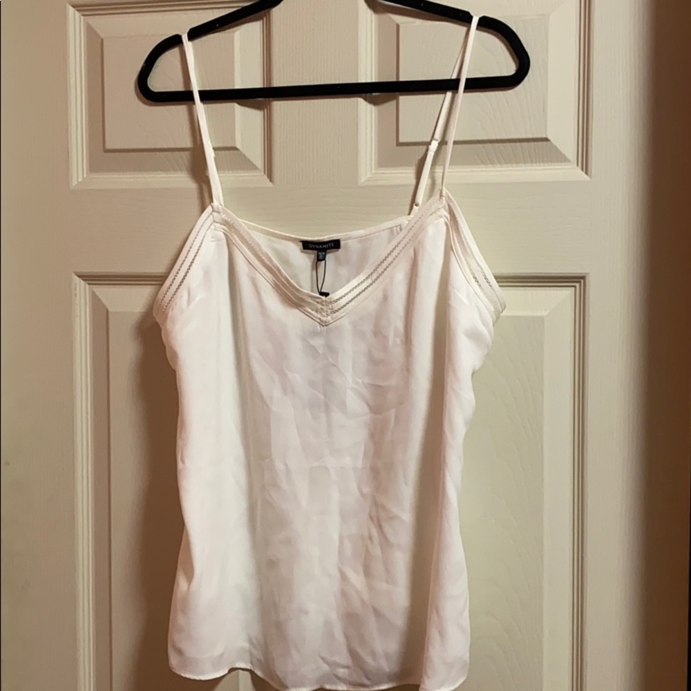 DYNAMITE Neckline Trim Detail Cami BNWT